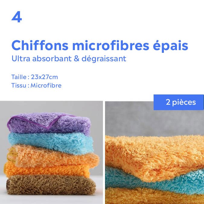 Kit de Nettoyage PRO - 10 pièces + 2 offertes